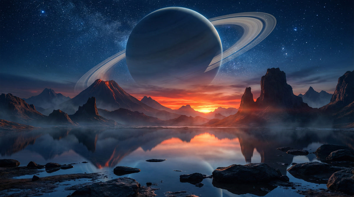 Cosmic Reflection Wall Mural
