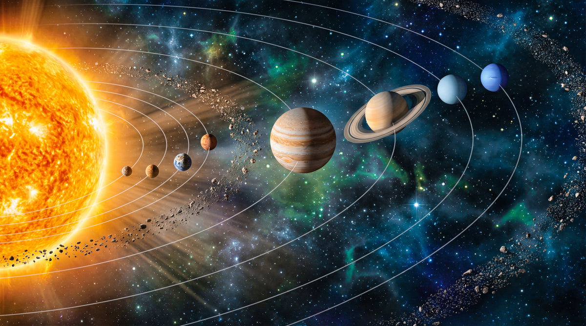 Solar System Symphony Wall Mural in your room