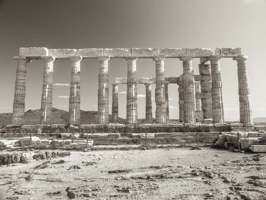 Temple of Poseidon Wall Mural