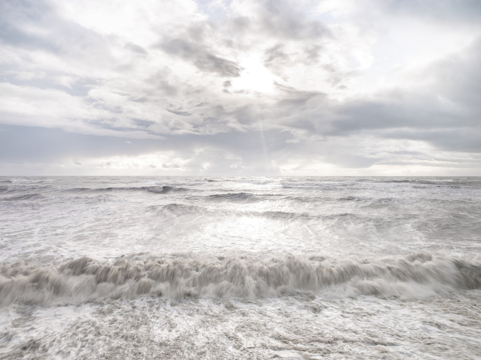 Rough Stormy Sea Wall Mural in your room