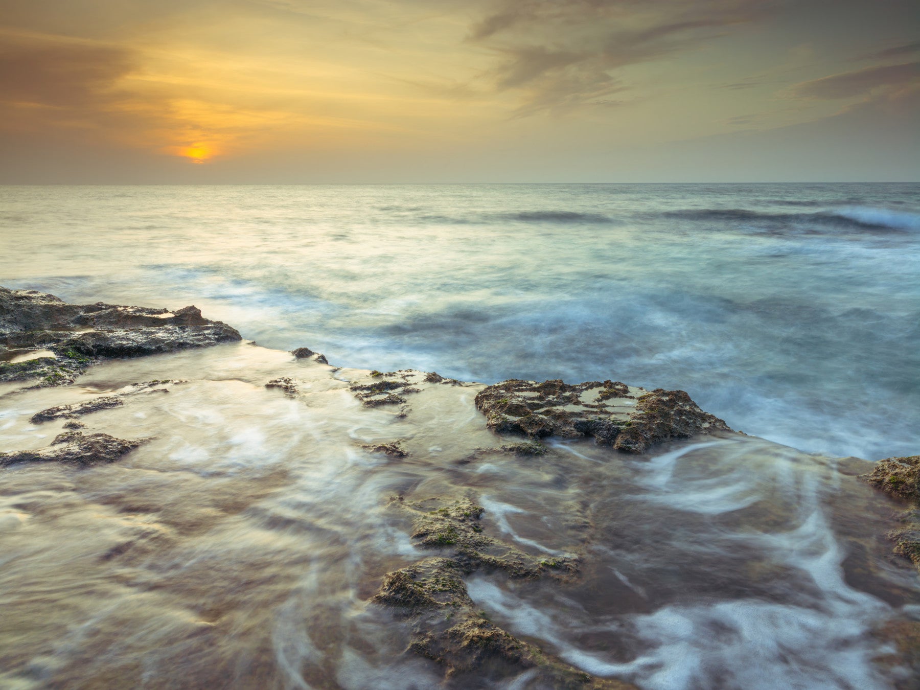Coastal Radiance Wall Mural in your room — zoomed