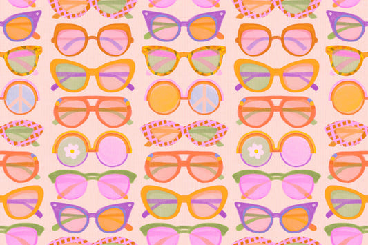 Shades of Cool • Mid-Mod Summer Wall Mural