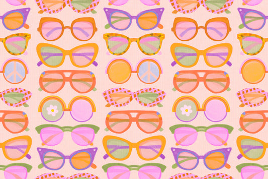 Shades of Cool • Mid-Mod Summer Wall Mural
