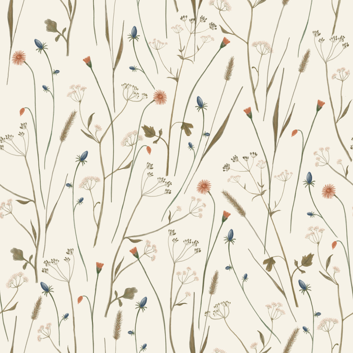 Homeland Floral Winter Wallpaper⁠