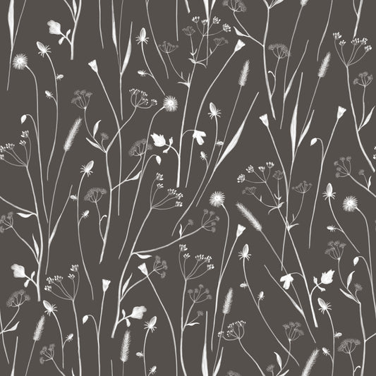 Homeland Floral Silhouette Wallpaper⁠