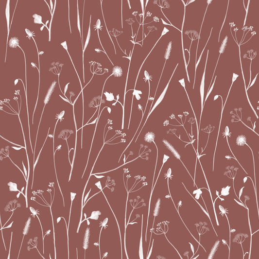 Homeland Floral Terracotta Wallpaper⁠