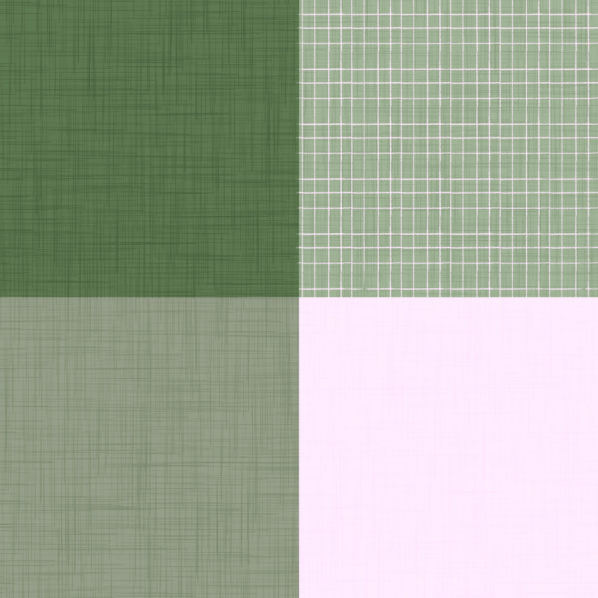 Gingham Sage Linen Texture Country  Wallpaper⁠ in your room — zoomed