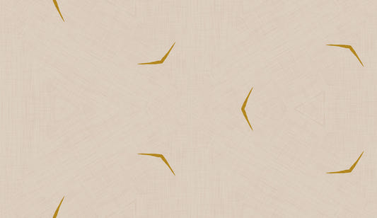 Modern Minimal Broken Lines Mustard Cream Wallpaper⁠