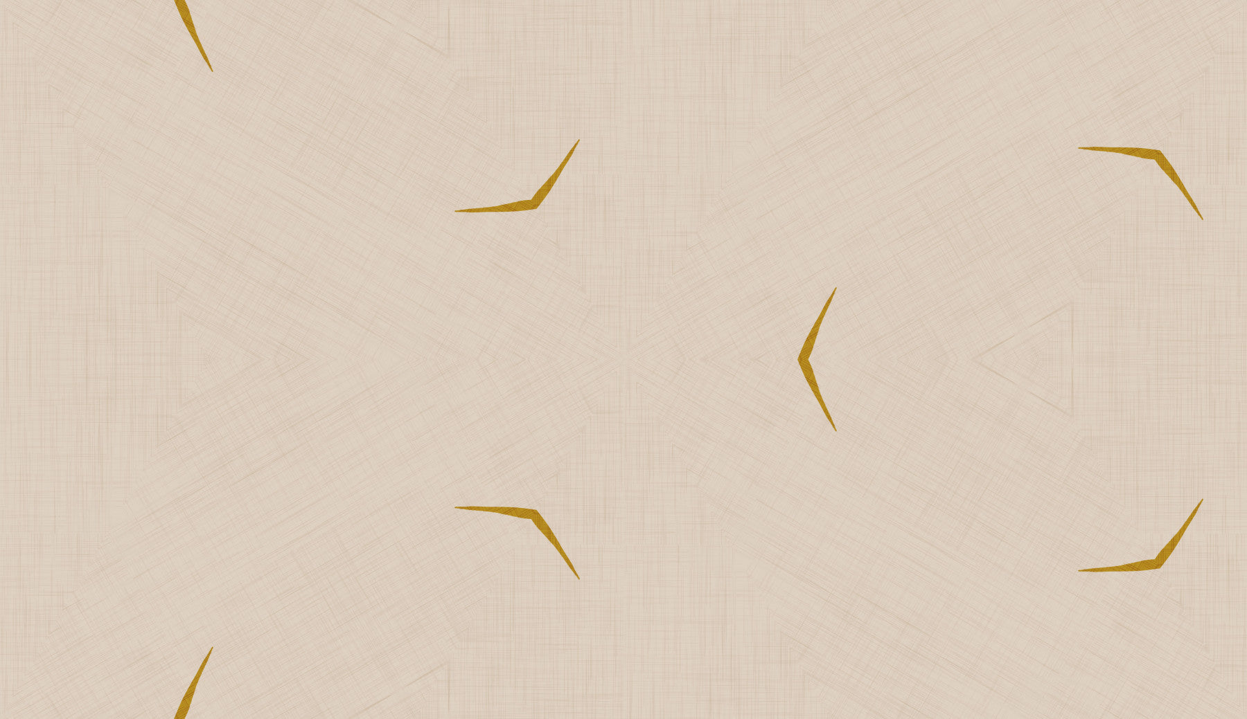 Modern Minimal Broken Lines Mustard Cream Wallpaper⁠