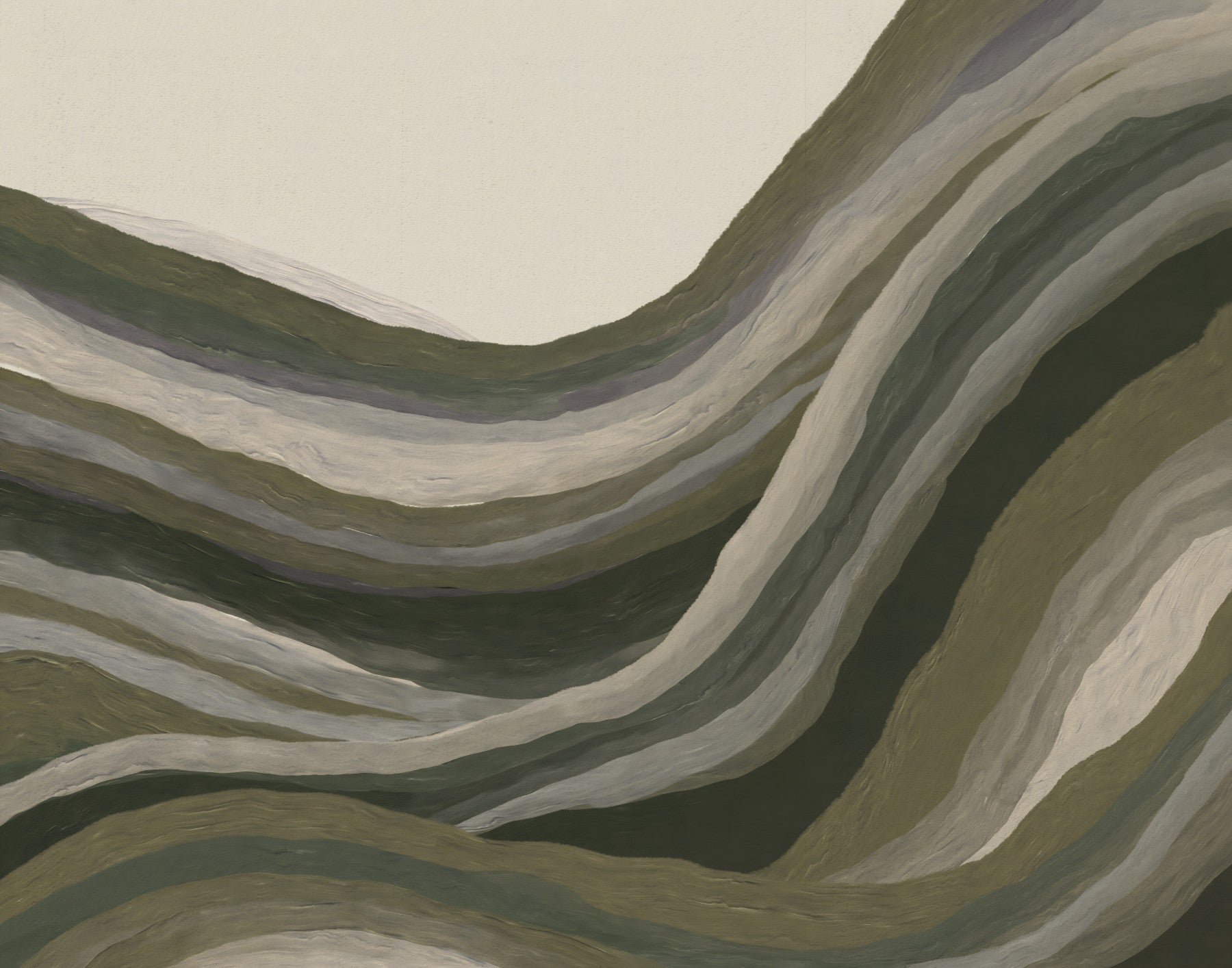 Earthy abstract textured landscape  Wall Mural