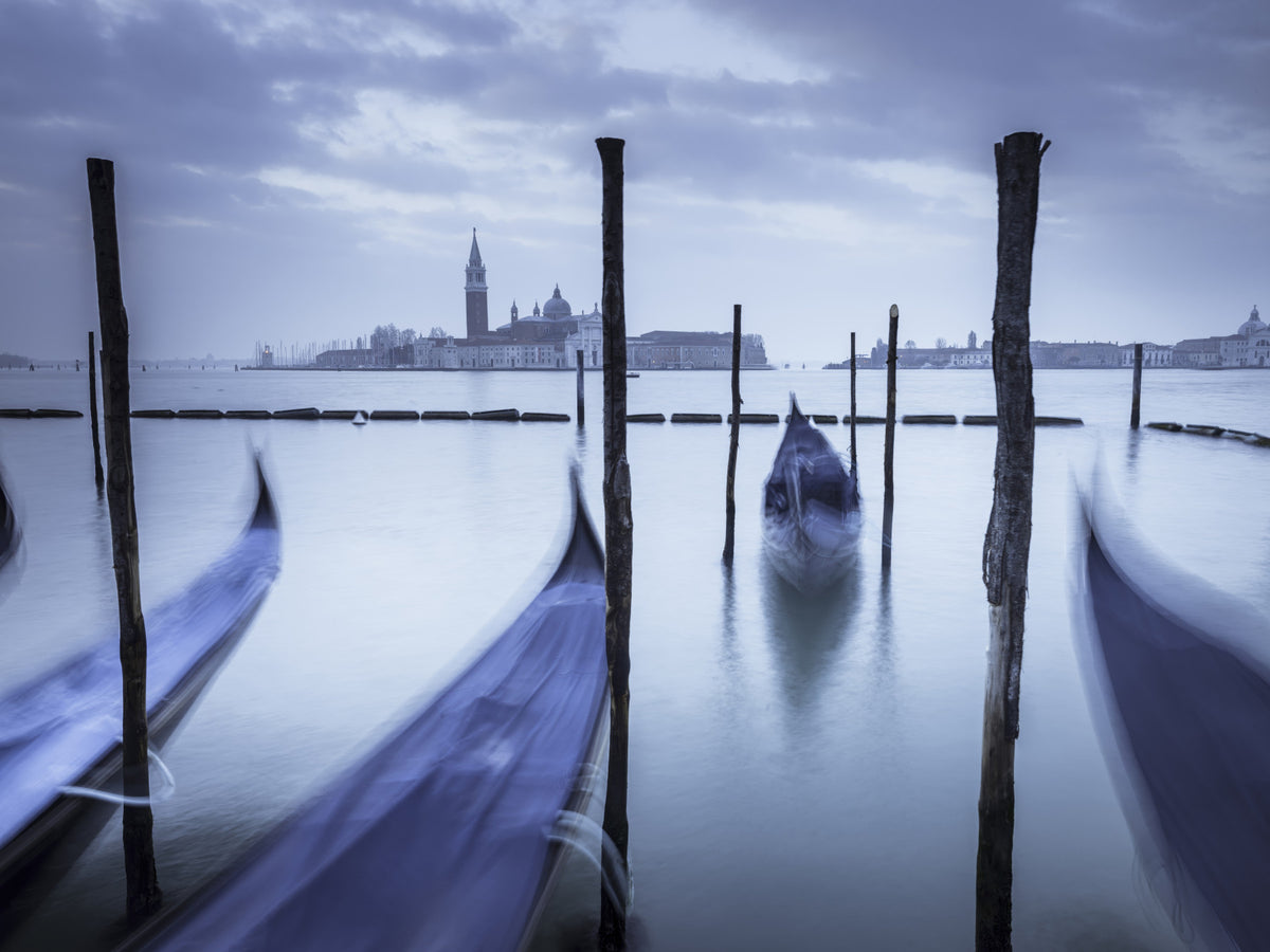 Gondolas in Lagoon Wall Mural in your room — zoomed