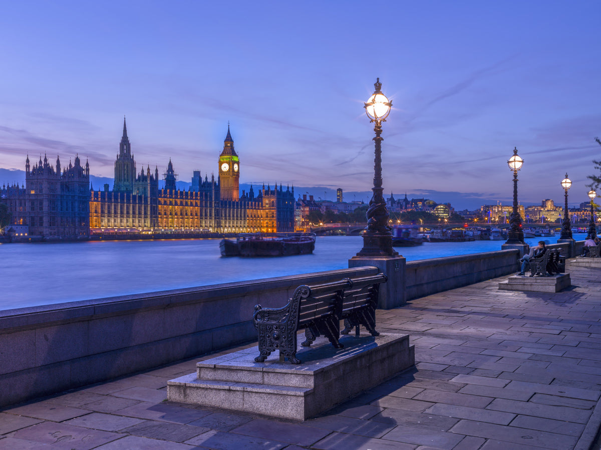 London Twilight Wall Mural in your room