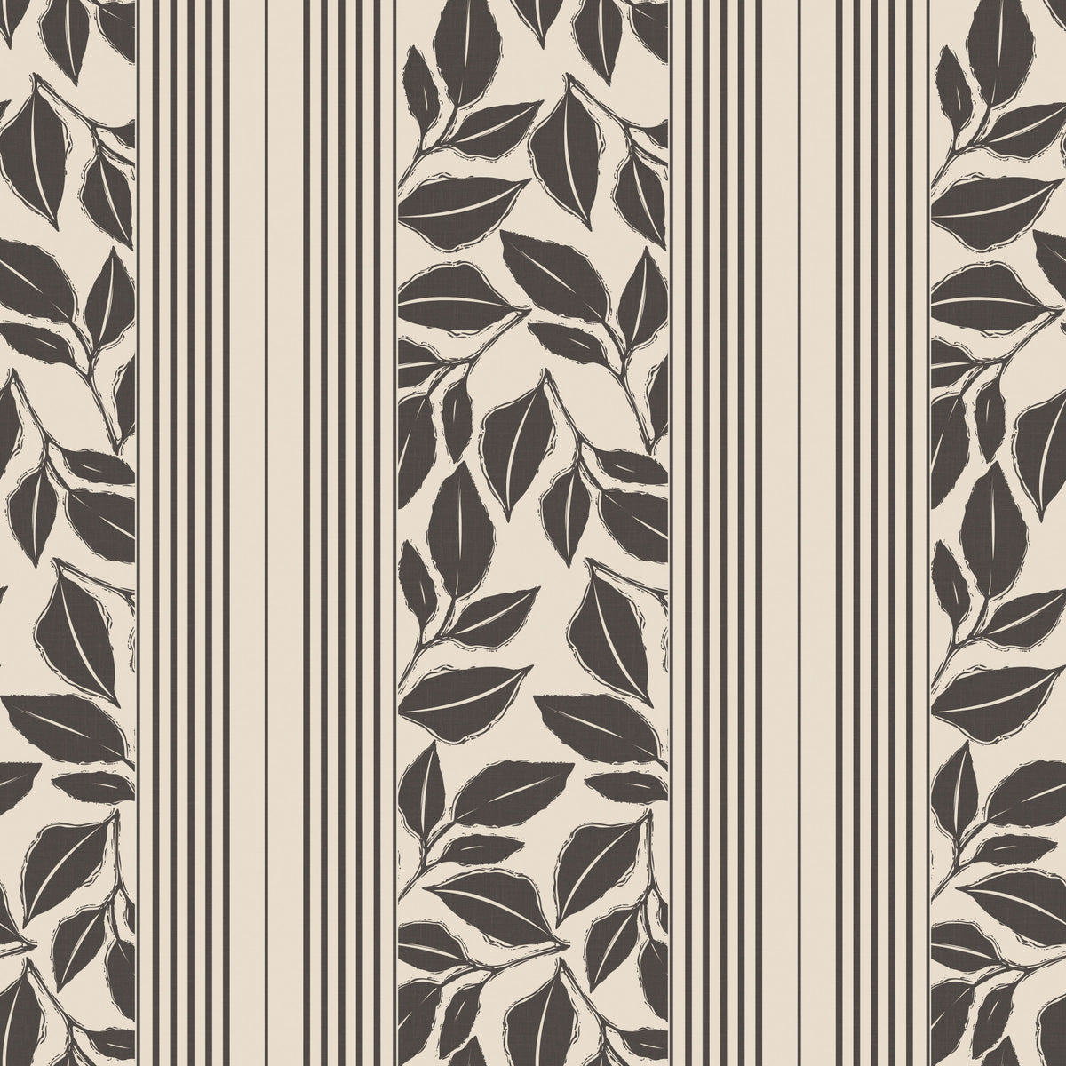 Vintage Trailing Foliage Cream Wallpaper⁠ in your room