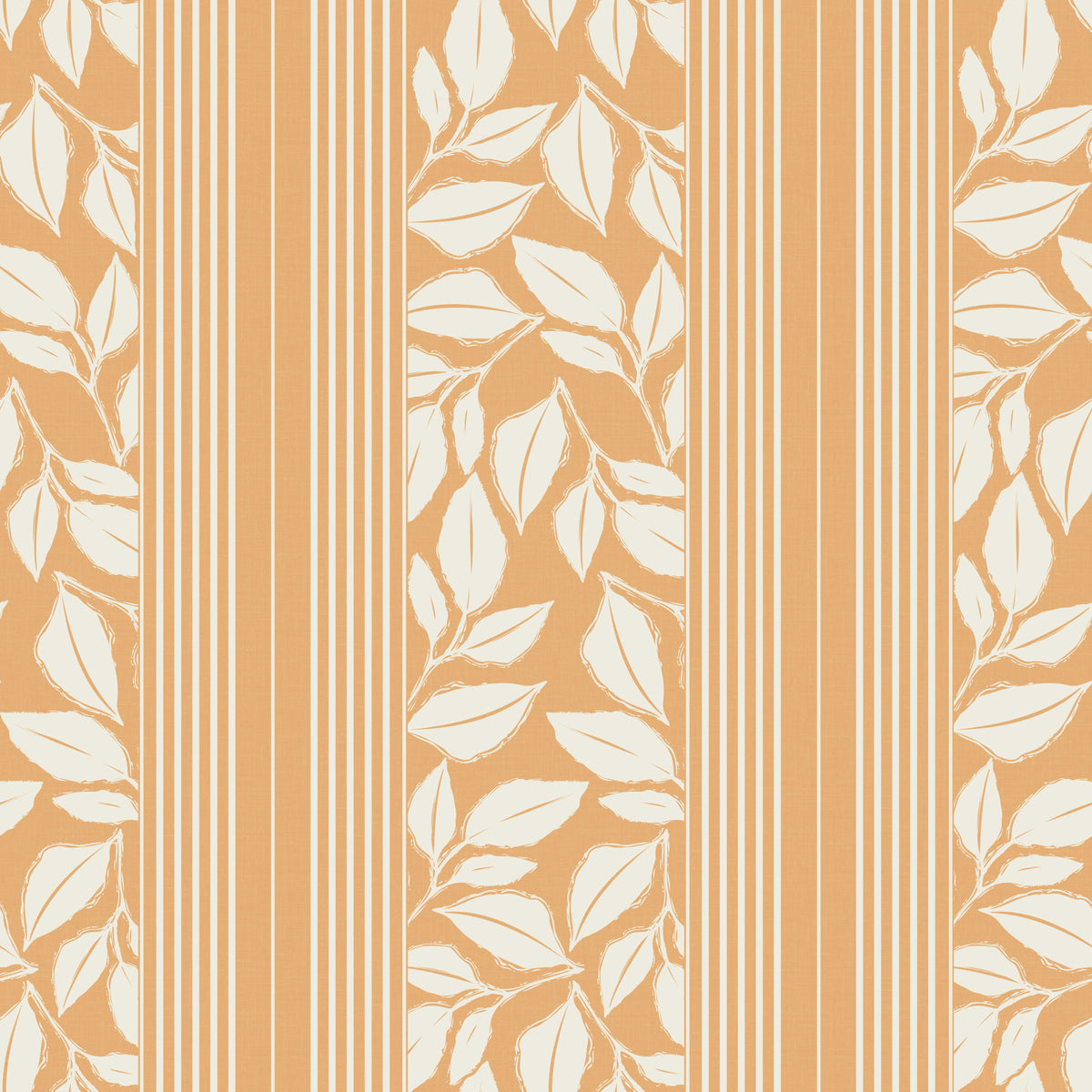 Vintage Trailing Foliage Golden Wallpaper⁠