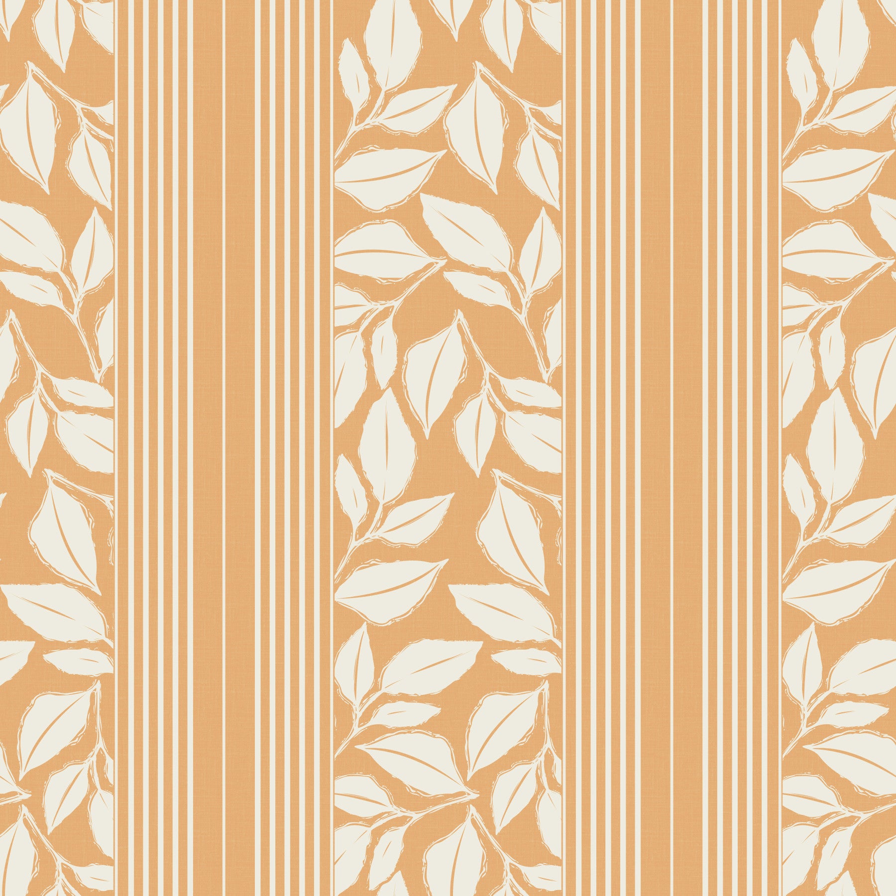 Vintage Trailing Foliage Golden Wallpaper⁠