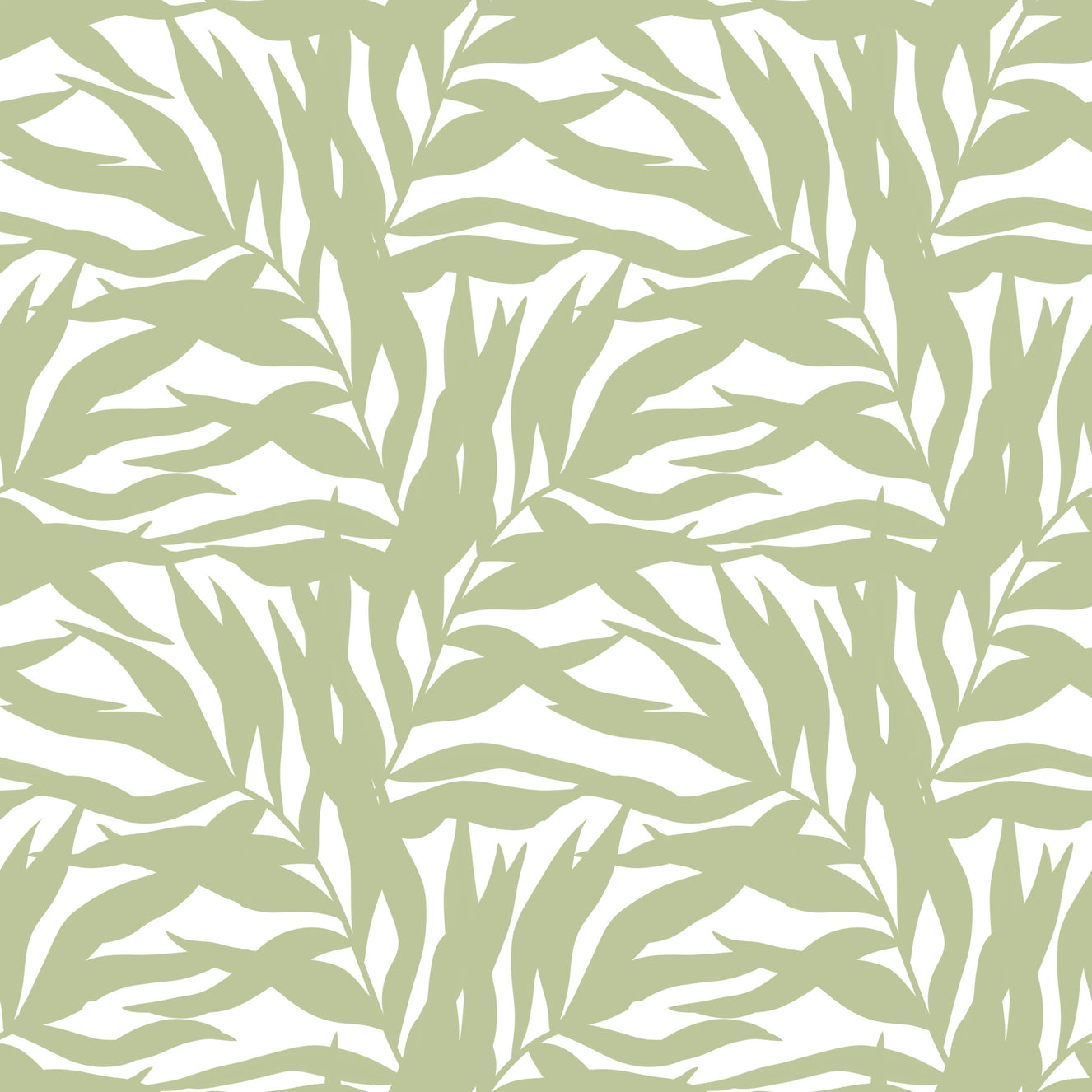 Serene Sage Canopy Leaves Wallpaper⁠