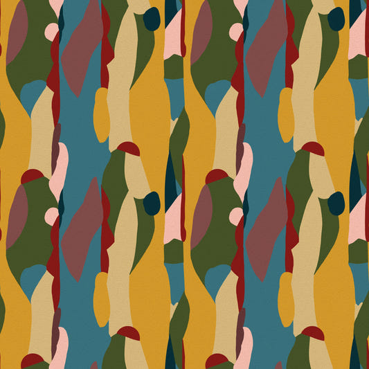Abstract Shapes Modern Geometry  Wallpaper⁠