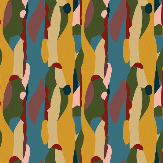 Abstract Shapes Modern Geometry  Wallpaper⁠
