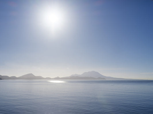 Crystal Blue Morning Wall Mural