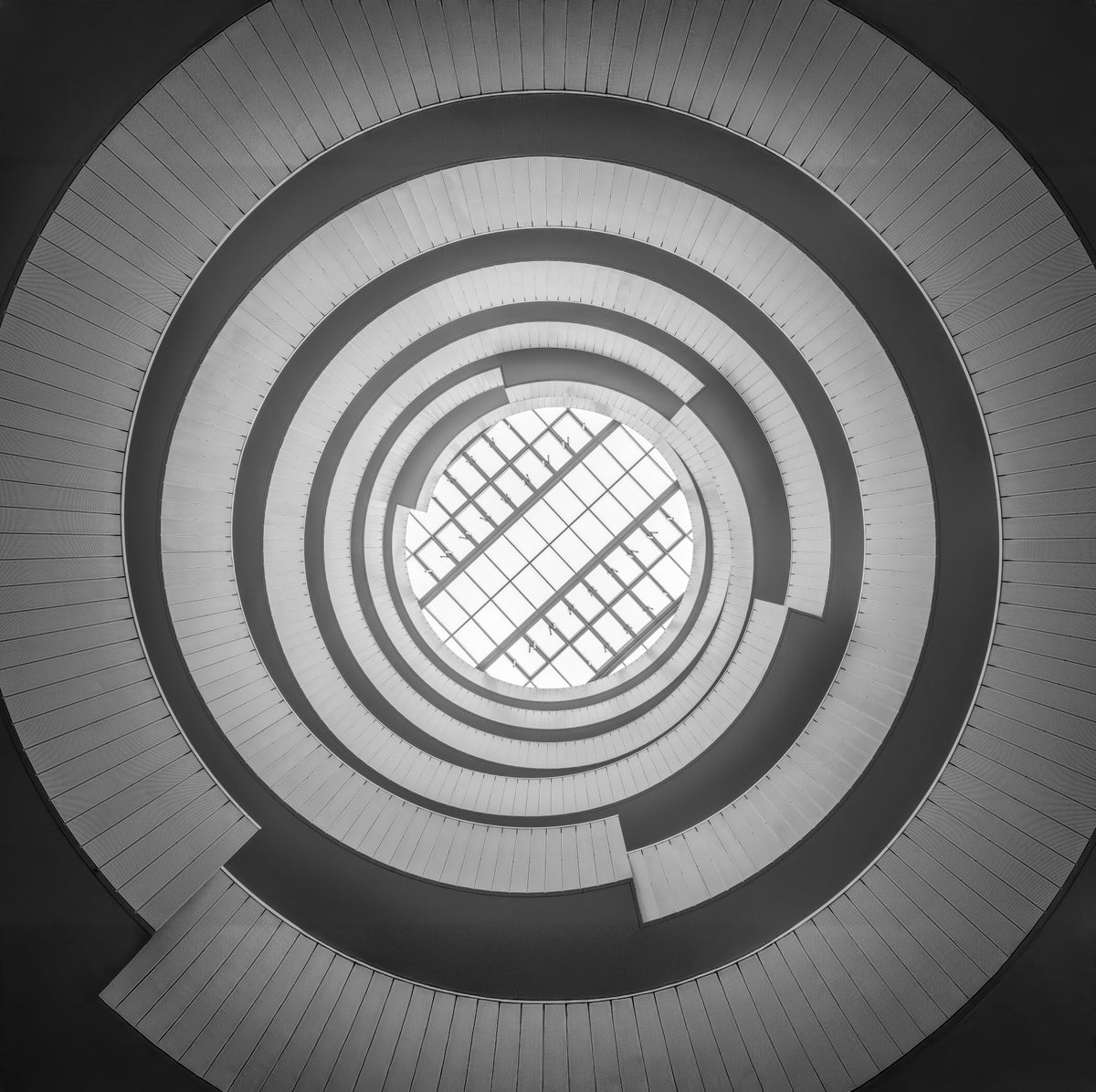 Spiral Ascent Wall Mural in your room