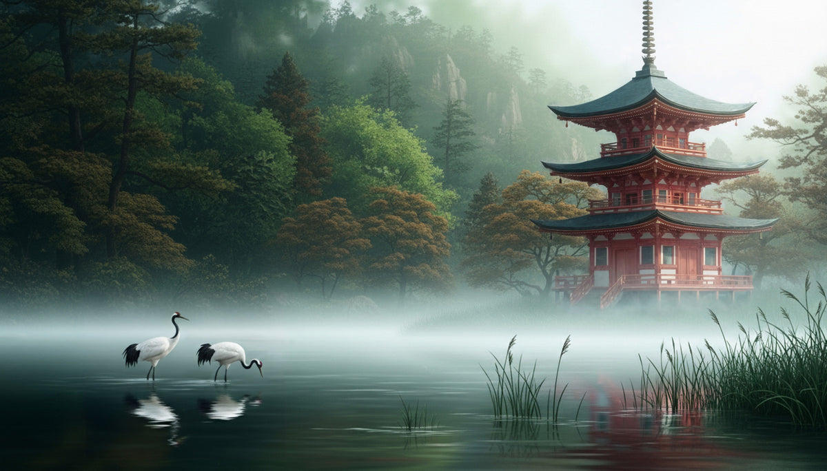 Silent Sanctuary Wall Mural in your room