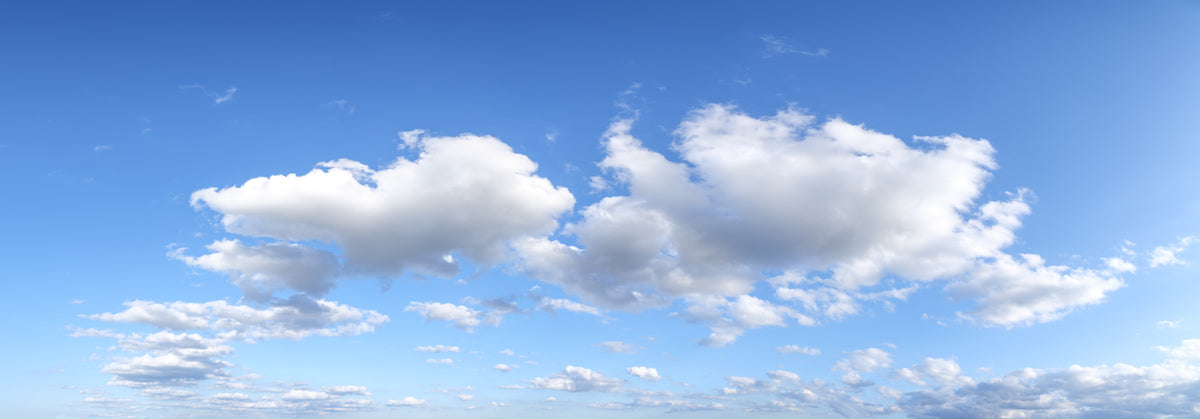 Canvas of Calm Skies Wall Mural in your room — zoomed