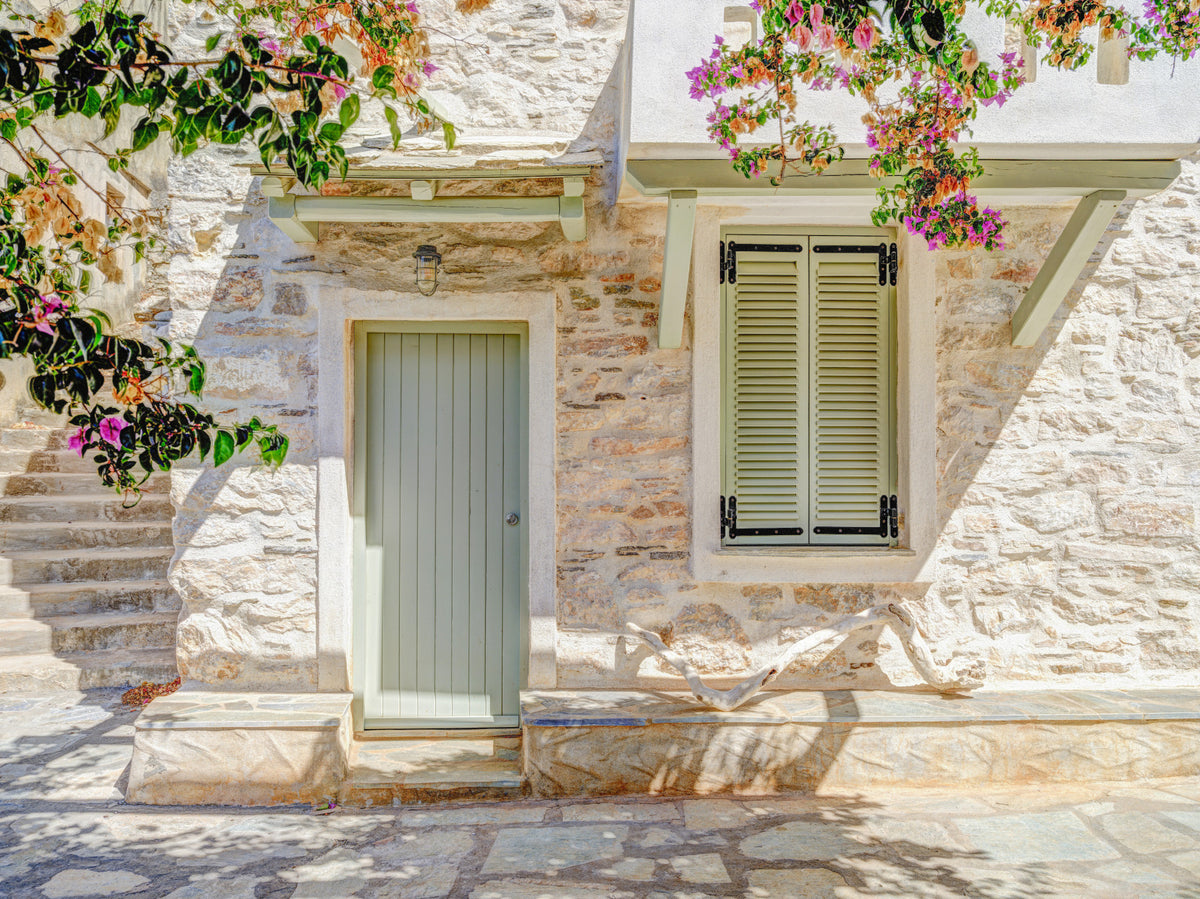 Mediterranean Doorway Charm Wall Mural in your room — zoomed