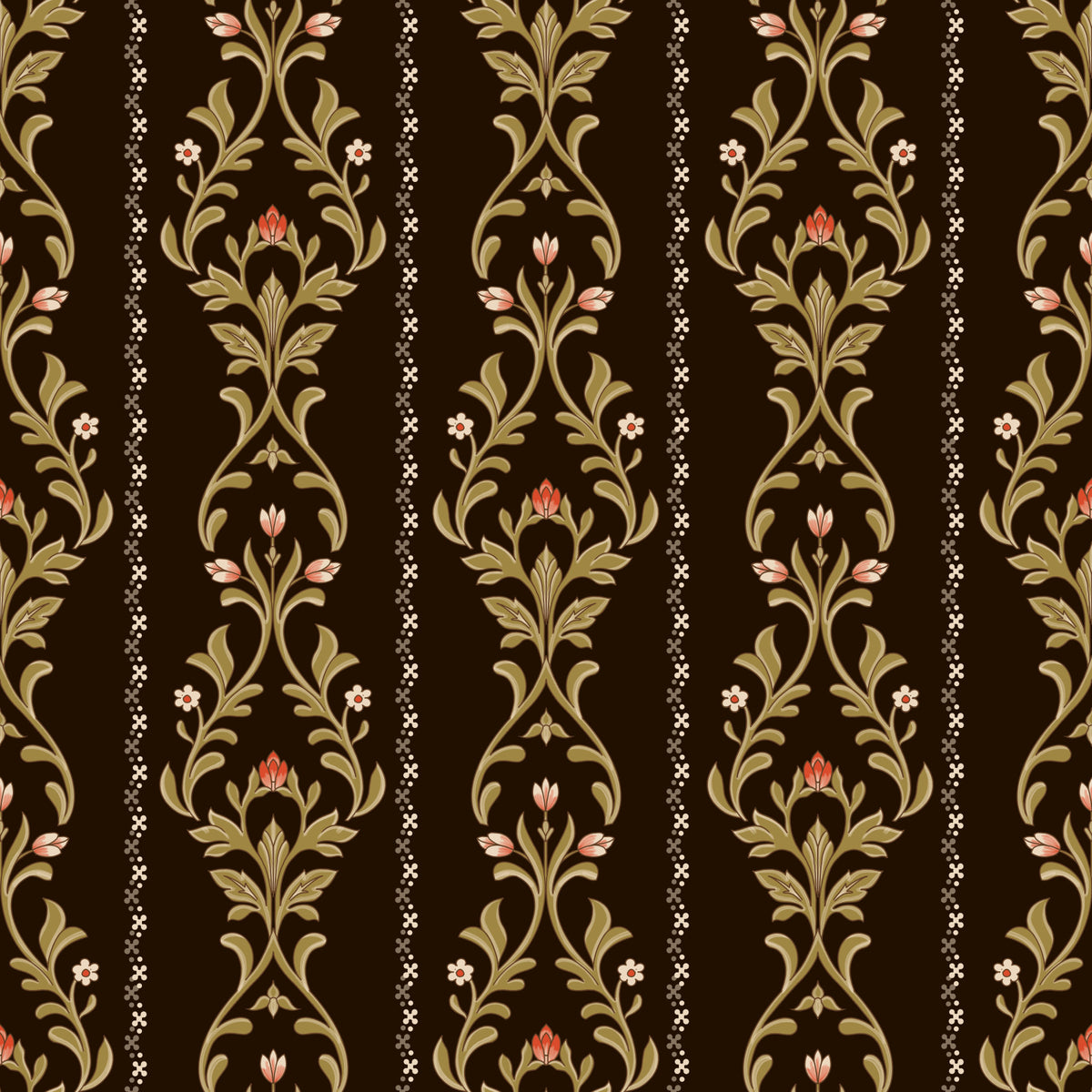 Vintage Vine Wallpaper⁠ in your room