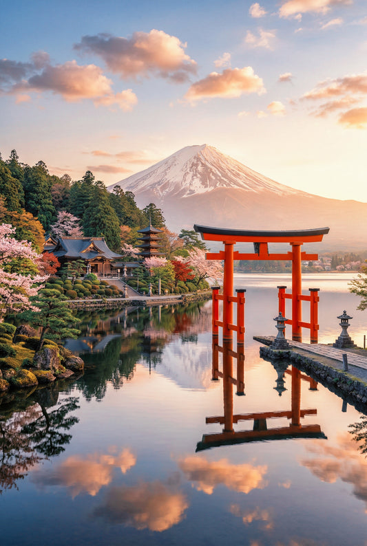 Mount Fuji Dream Wall Mural
