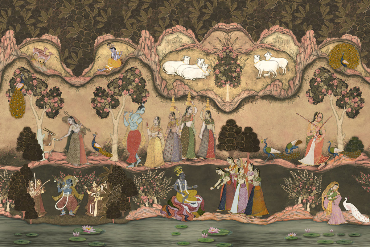 Timeless Indian Serenade Wall Mural in your room
