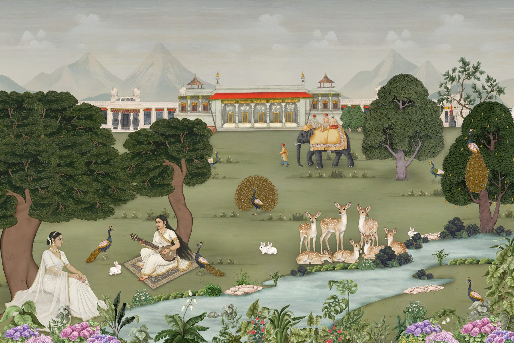 Majestic India: Nature's Melody Wall Mural