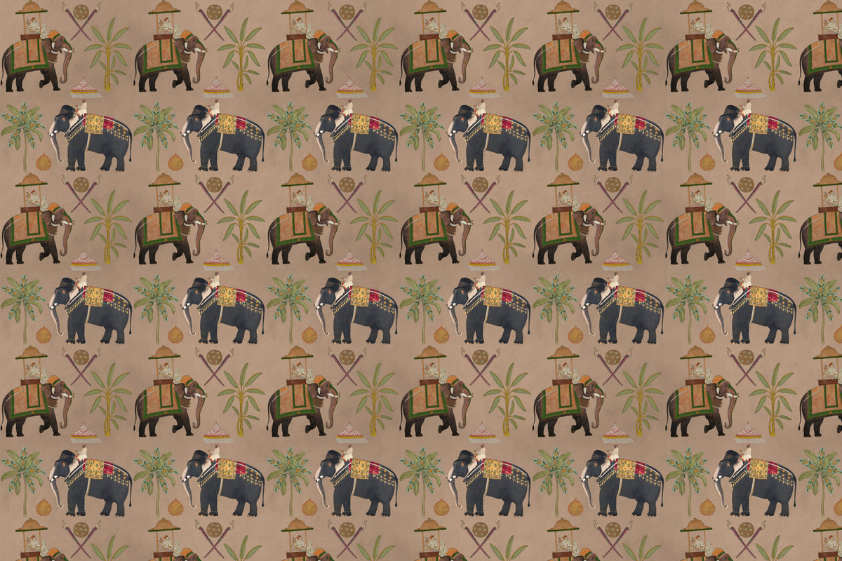 Regal Elephant  Wall Mural in your room