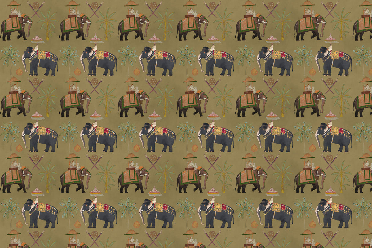 Regal Elephant Journeys Wall Mural