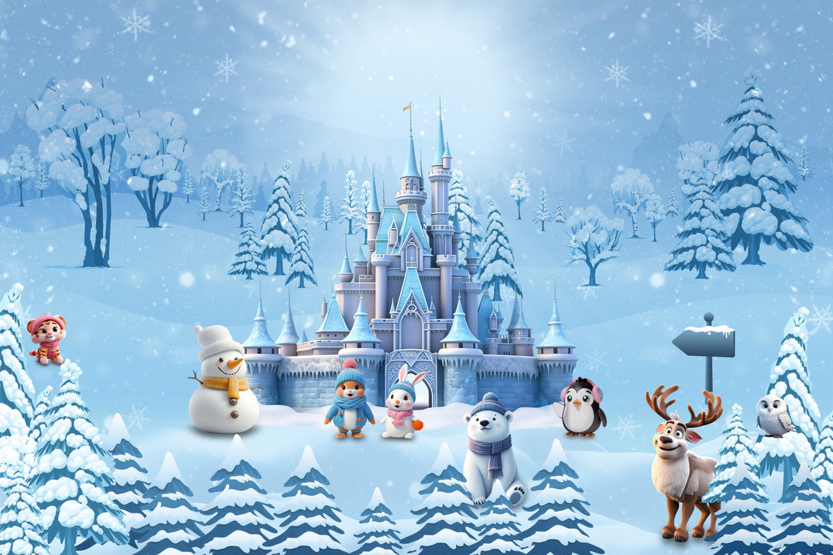 Magical Winter Wonderland Wall Mural in your room