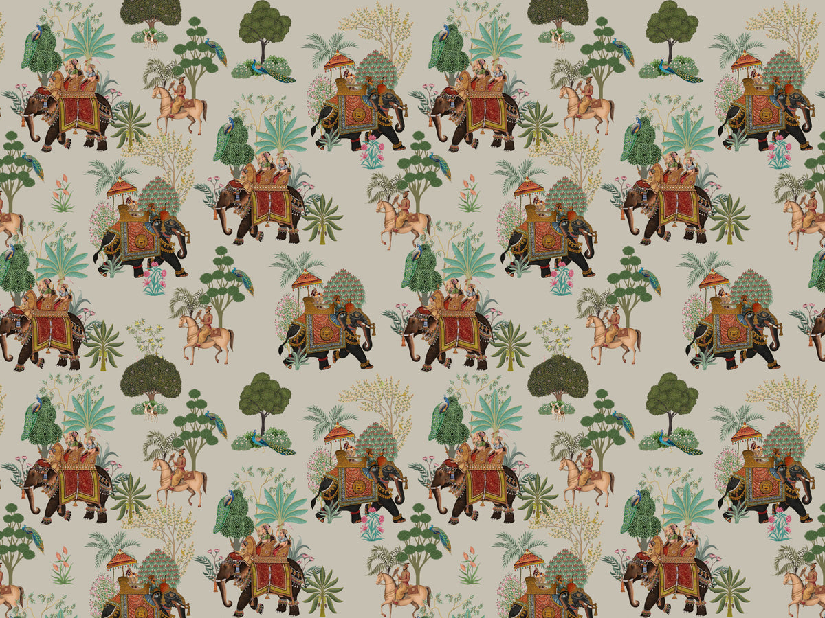 Regal Elephant Parade Wall Mural in your room