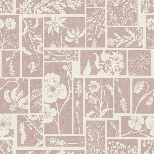 Heirloom Floral Patchwork Batik Wallpaper⁠