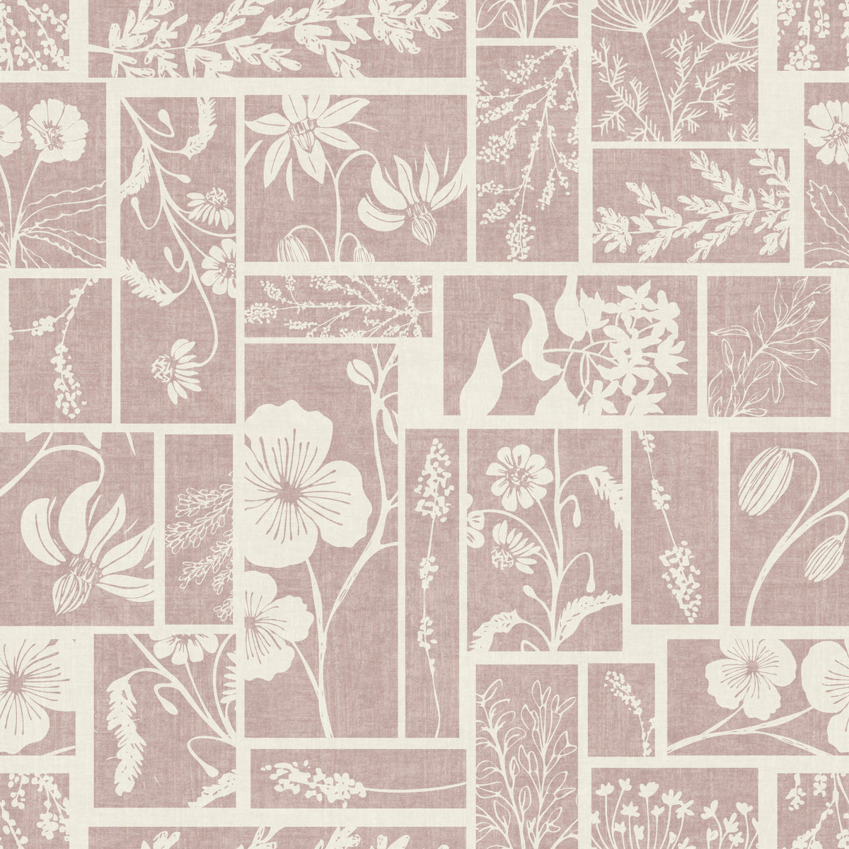 Heirloom Floral Patchwork Batik Wallpaper⁠ in your room