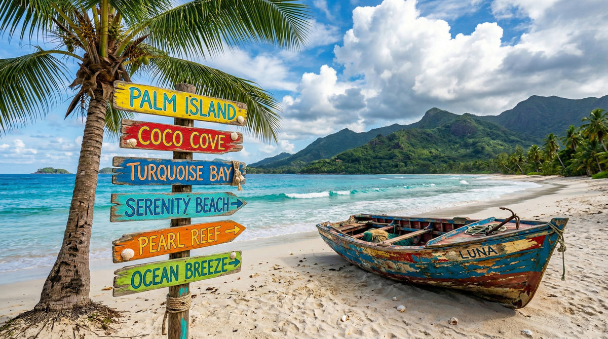 Coastal Dream Destinations Wall Mural in your room