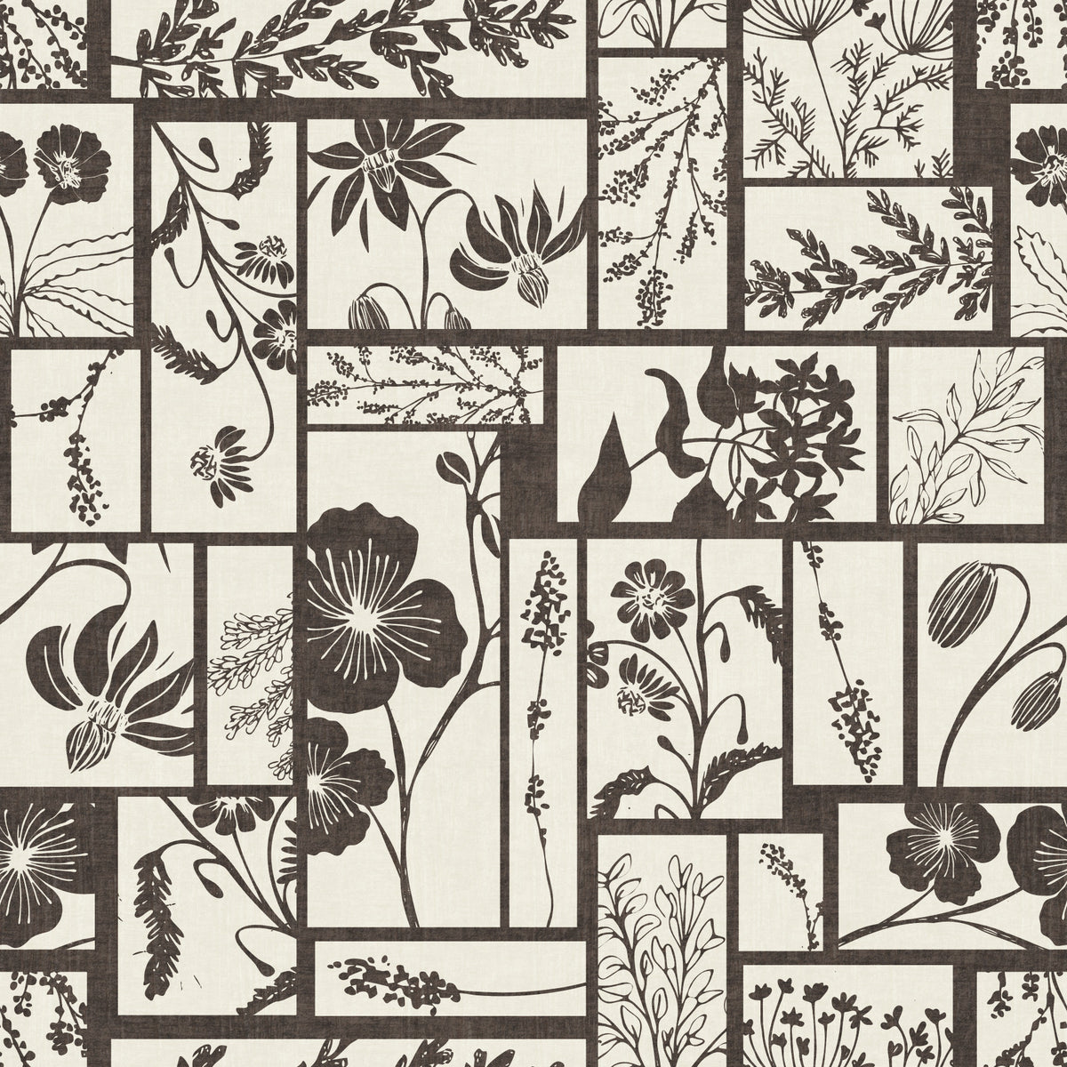 Timeless Flora Tile Wallpaper⁠ in your room