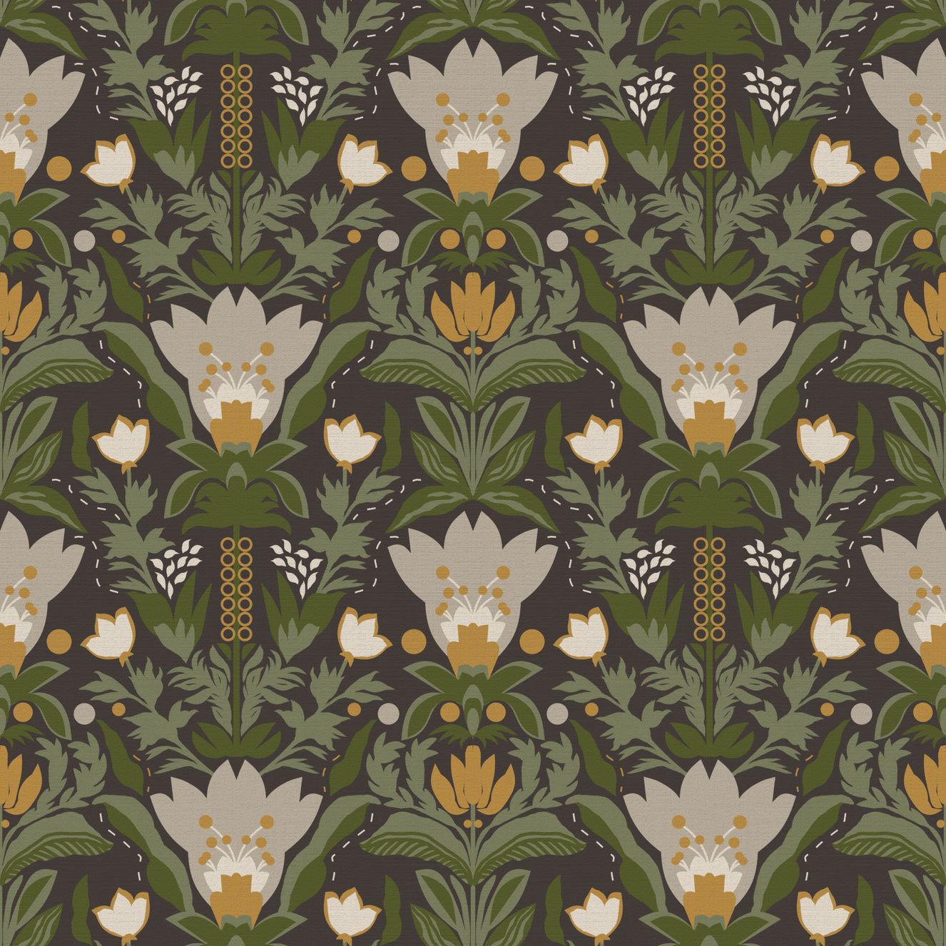 Nordic Meadow Floral Wallpaper