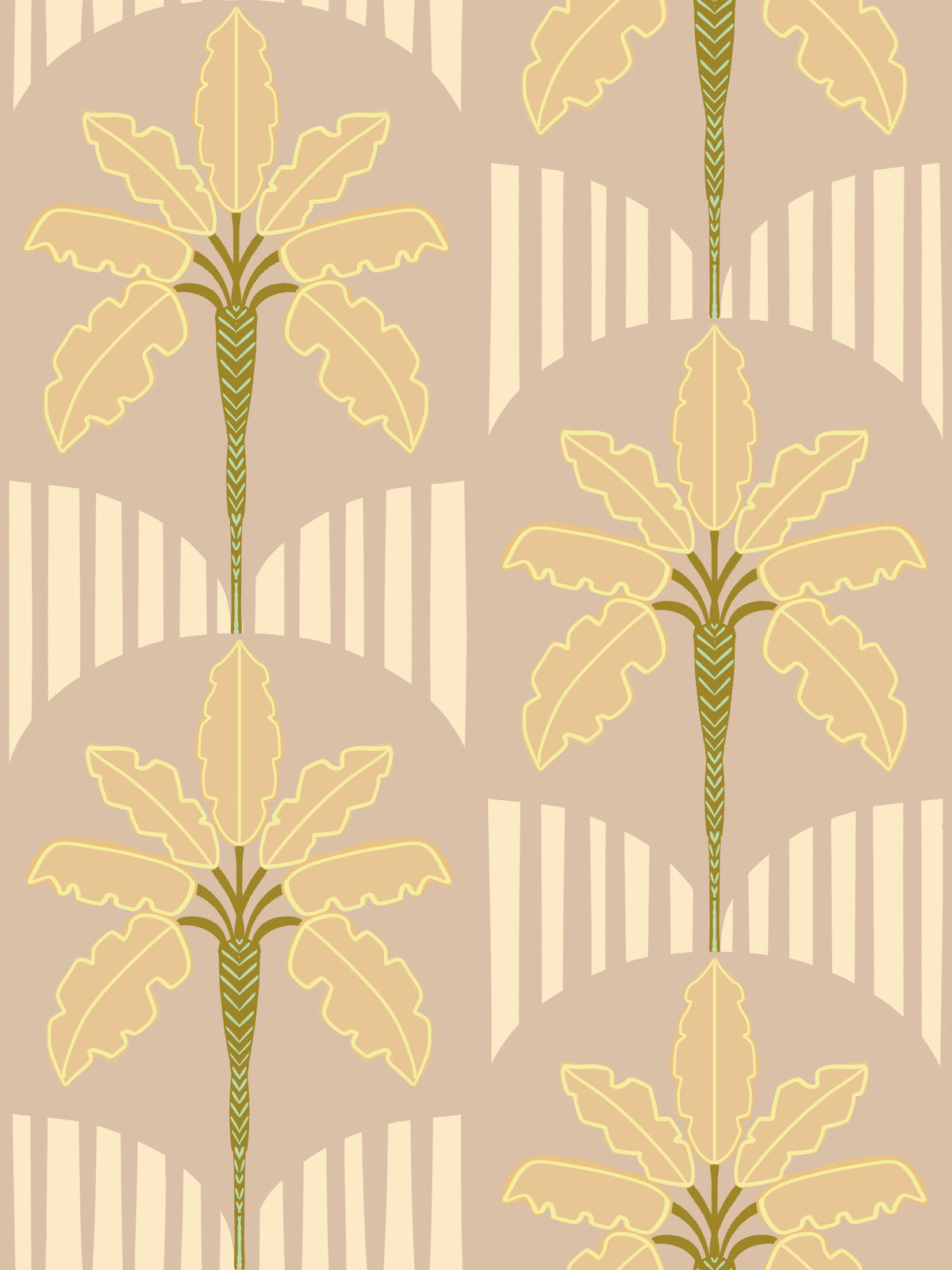 Soft Tropical Sway Wallpaper⁠ in your room — zoomed