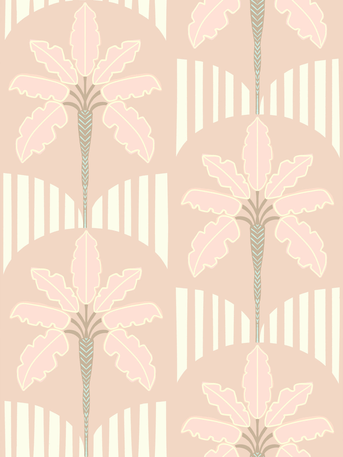 Pastel Palm Haven Wallpaper⁠ in your room