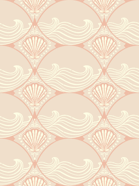 Seaside Serenity Pattern Wallpaper⁠