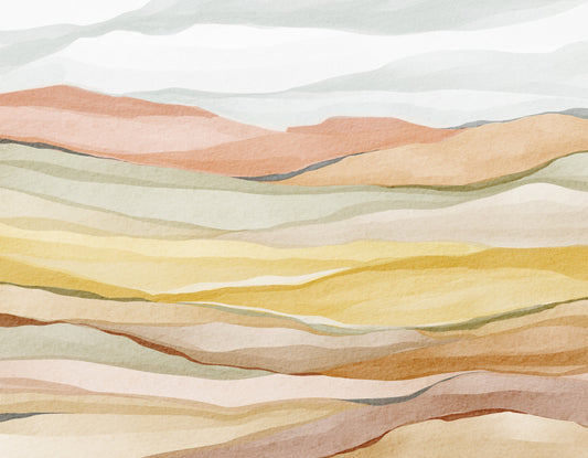 Earthen Horizon Serenity Wall Mural