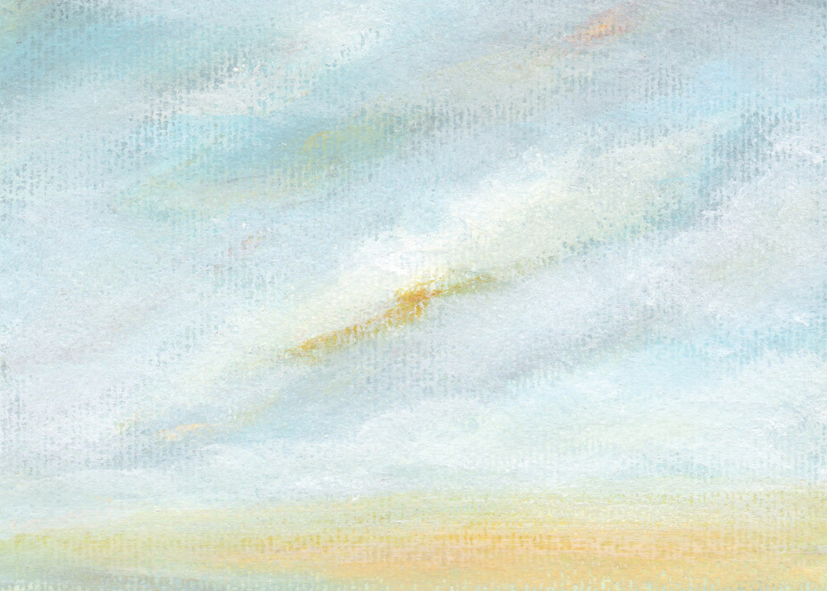 Serene Sky Whisper Wall Mural in your room