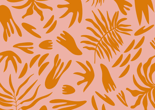 Terra & Blush Flora Wall Mural