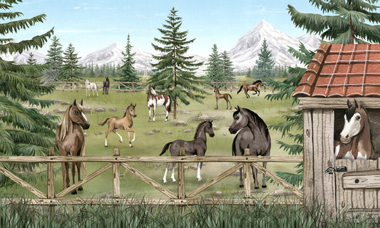 Horse Haven Wall Mural