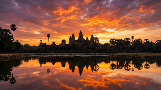 Sacred Glow Reflection Wall Mural