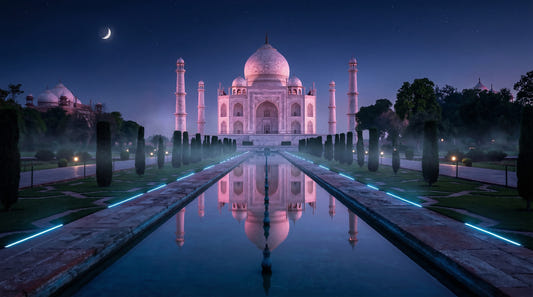 Midnight Majesty at Taj Mahal Wall Mural