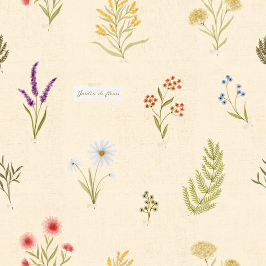 Jardin des Fleurs Wildflowers Collection Wallpaper⁠